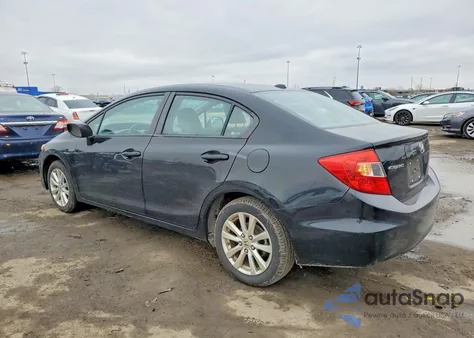 2012 Honda Civic Ex из США, поврежденный, VIN 19XFB2F82CE007475